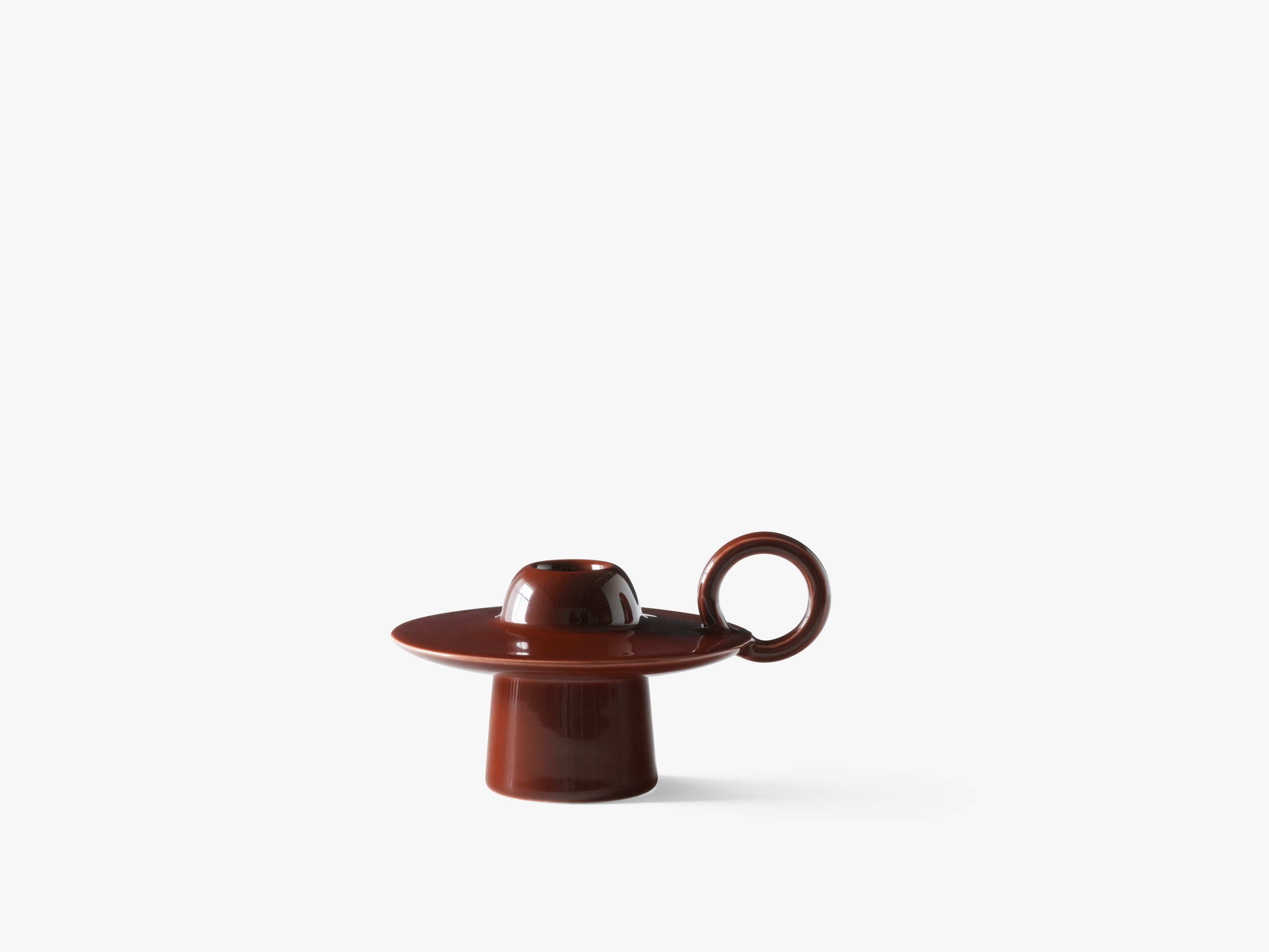 Jaime Hayon, Momento Candleholder JH39 in Red Brown