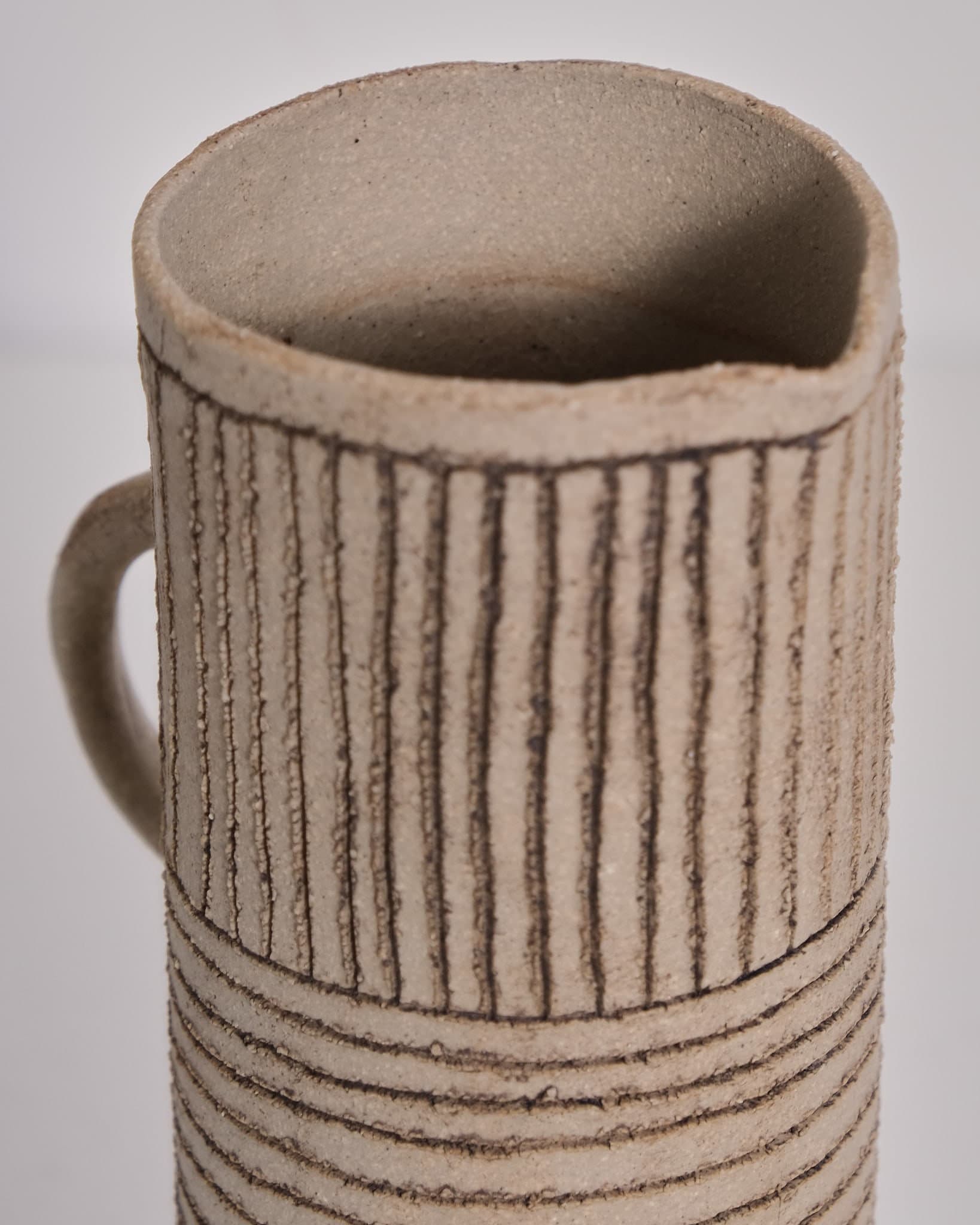 Tall Jug (Light Criss Cross)