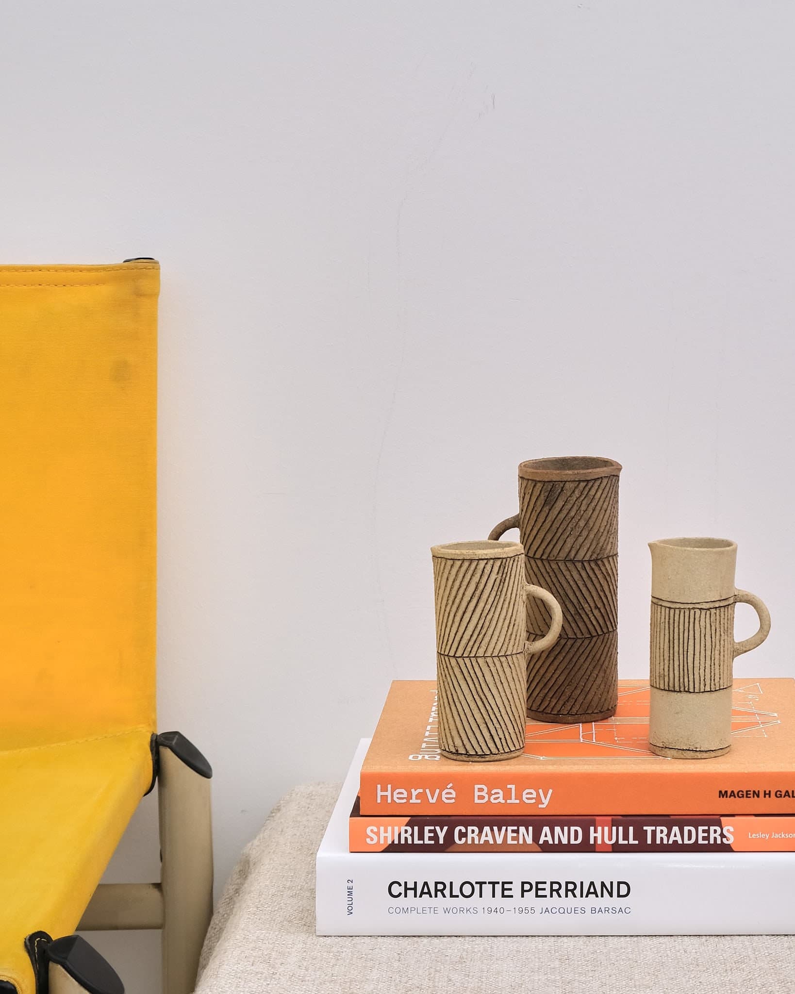 Small Jug (Light Horizontal Bands)