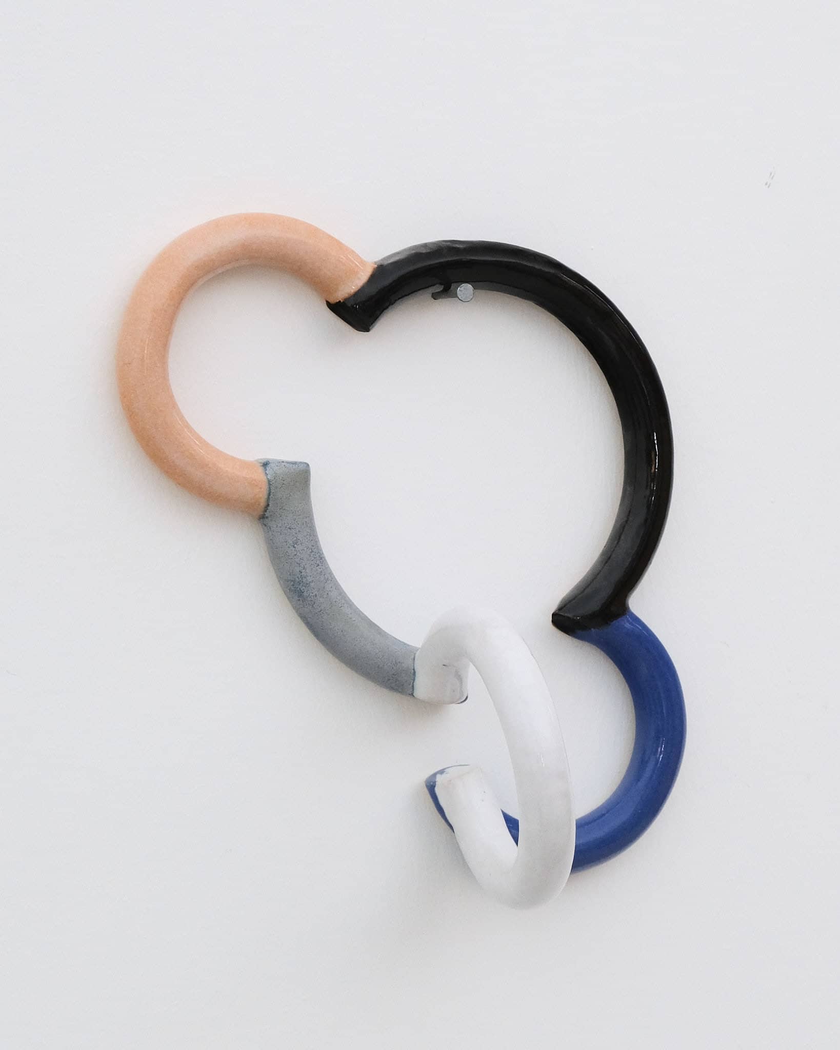 Doodle Sculpture with White Loop
