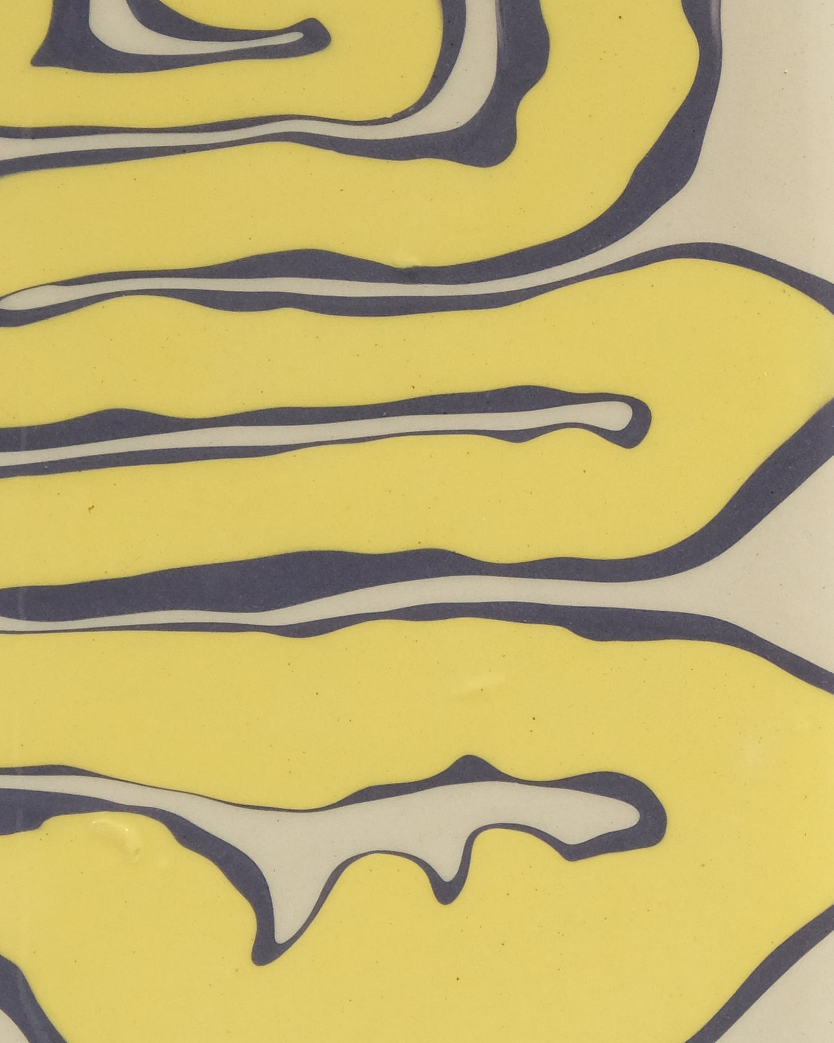 Slip Pillow - Yellow on Black on Pale Green