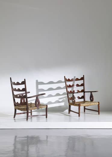 Pair of armchairs