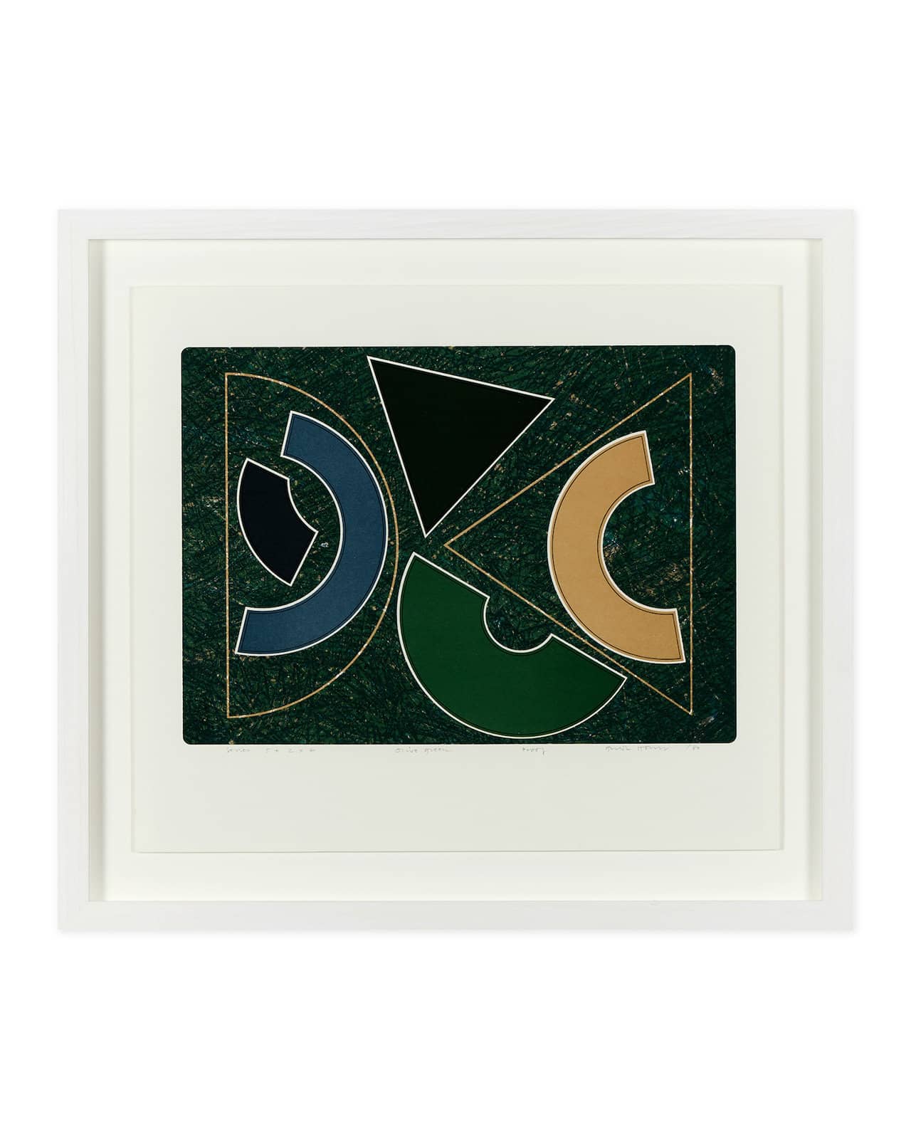 Slate and Dark Green I